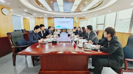 白忠泉董事長與中國旅游集團黨委委員、副總經理簡易會談 共商國內旅游經營服務發展