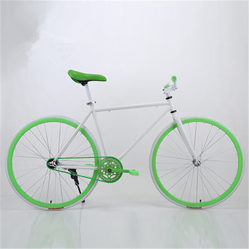 倒騎倒剎男女學生單車高碳鋼復古活飛自行車QDOz13 黑色